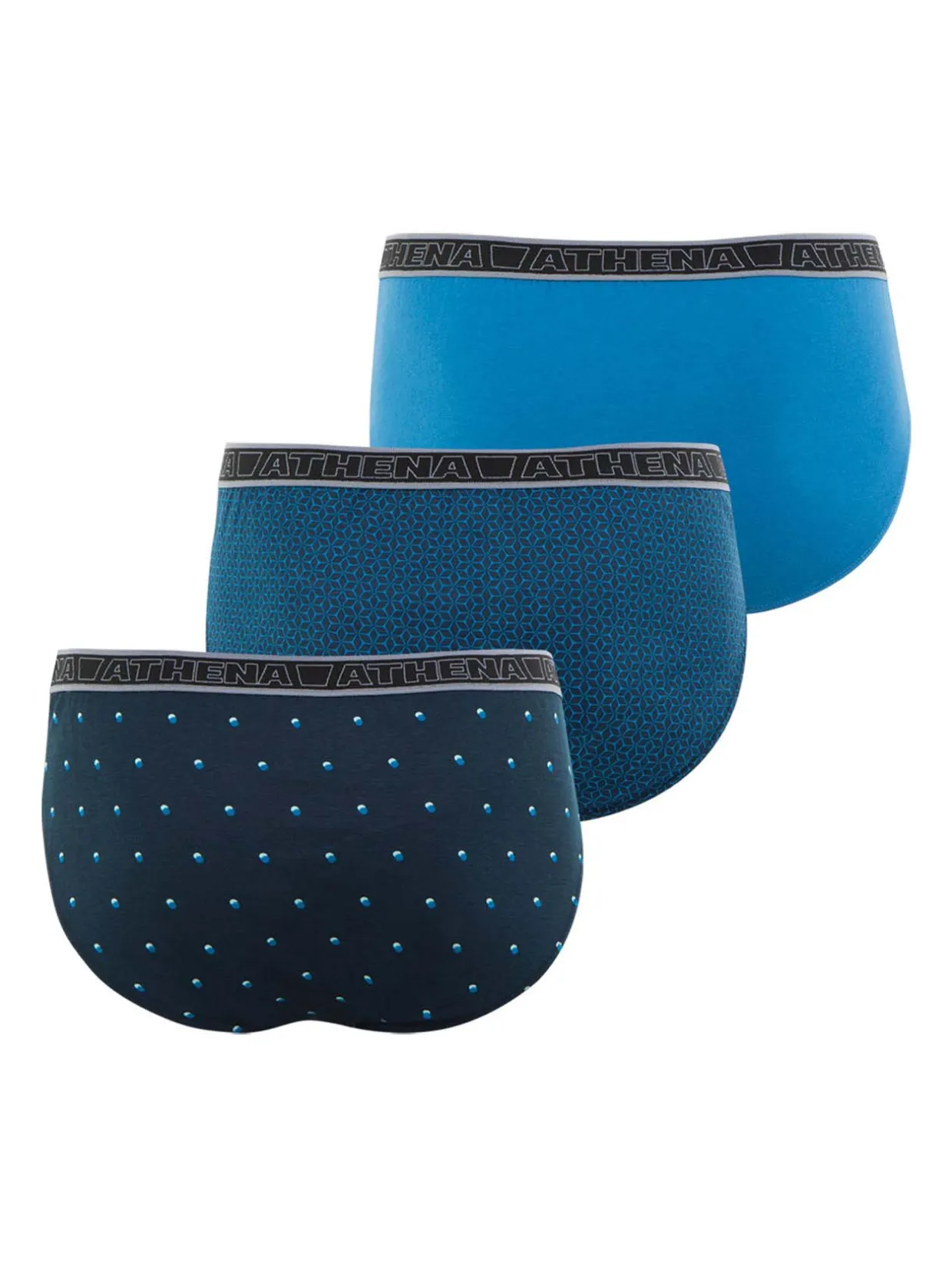 Homme Athéna Lot de 3 slips Tonic