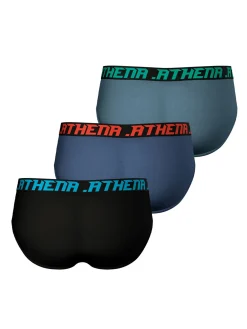 Homme Athéna Lot de 3 slips Trio Essentiel