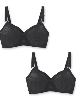 Daxon Lot de 2 soutiens-gorge dentelle