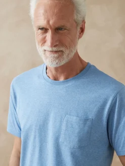 Homme Daxon Lot de 2 tee-shirt effet chiné