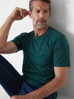 Homme Daxon Lot de 2 tee-shirt effet chiné