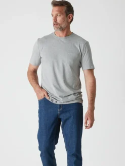 Homme Daxon Lot de 2 tee-shirt effet chiné