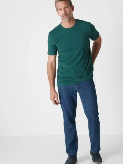 Homme Daxon Lot de 2 tee-shirt effet chiné