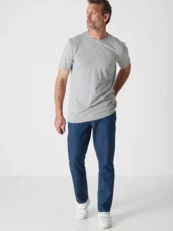 Homme Daxon Lot de 2 tee-shirt effet chiné