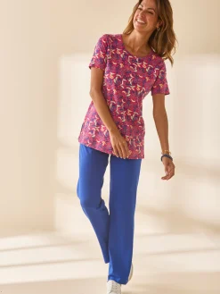 Femme Daxon Lot de 2 tee-shirt manches courtes