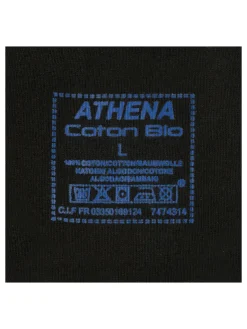 Homme Athéna Lot de 2 tee-shirts col V coton bio