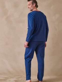 Homme Daxon Lot pyjashort + pyjama jersey pur coton