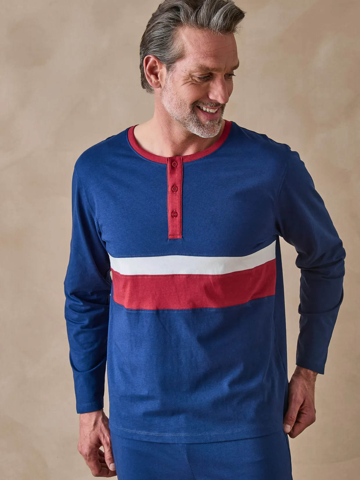 Homme Daxon Lot pyjashort + pyjama jersey pur coton