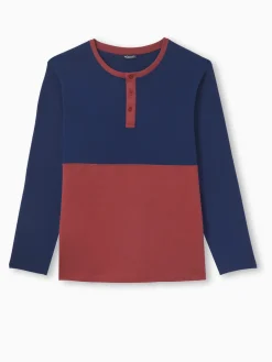 Homme Daxon Lot pyjashort + pyjama maille pur coton