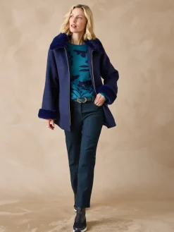 Femme Daxon Manteau court coupe ample