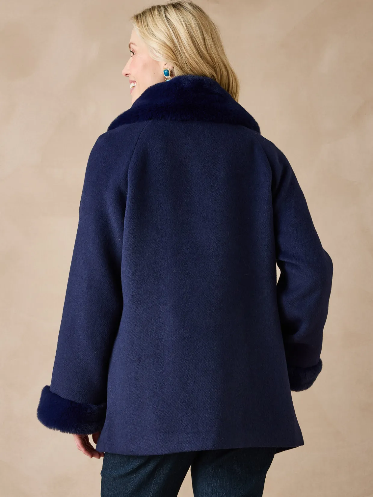Femme Daxon Manteau court coupe ample