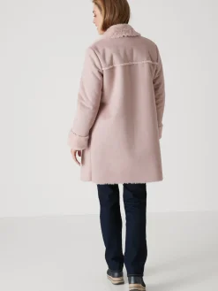 Femme Daxon Manteau mi-long peau lainée