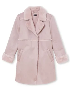 Femme Daxon Manteau mi-long peau lainée