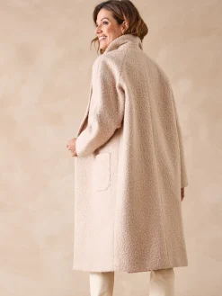 Femme Daxon Manteau tissu bouclette