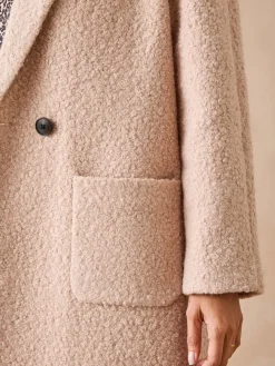 Femme Daxon Manteau tissu bouclette