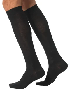 Homme Labonal Mi-bas de compression lot de 2 paires