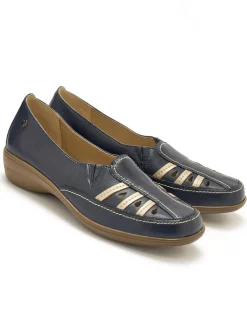 Femme Pédiconfort Mocassins à perforations fantaisie
