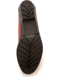 Femme Pédiconfort Mocassins à plateau lisse grande largeur