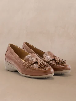 Femme Pédiconfort Mocassins à pompons