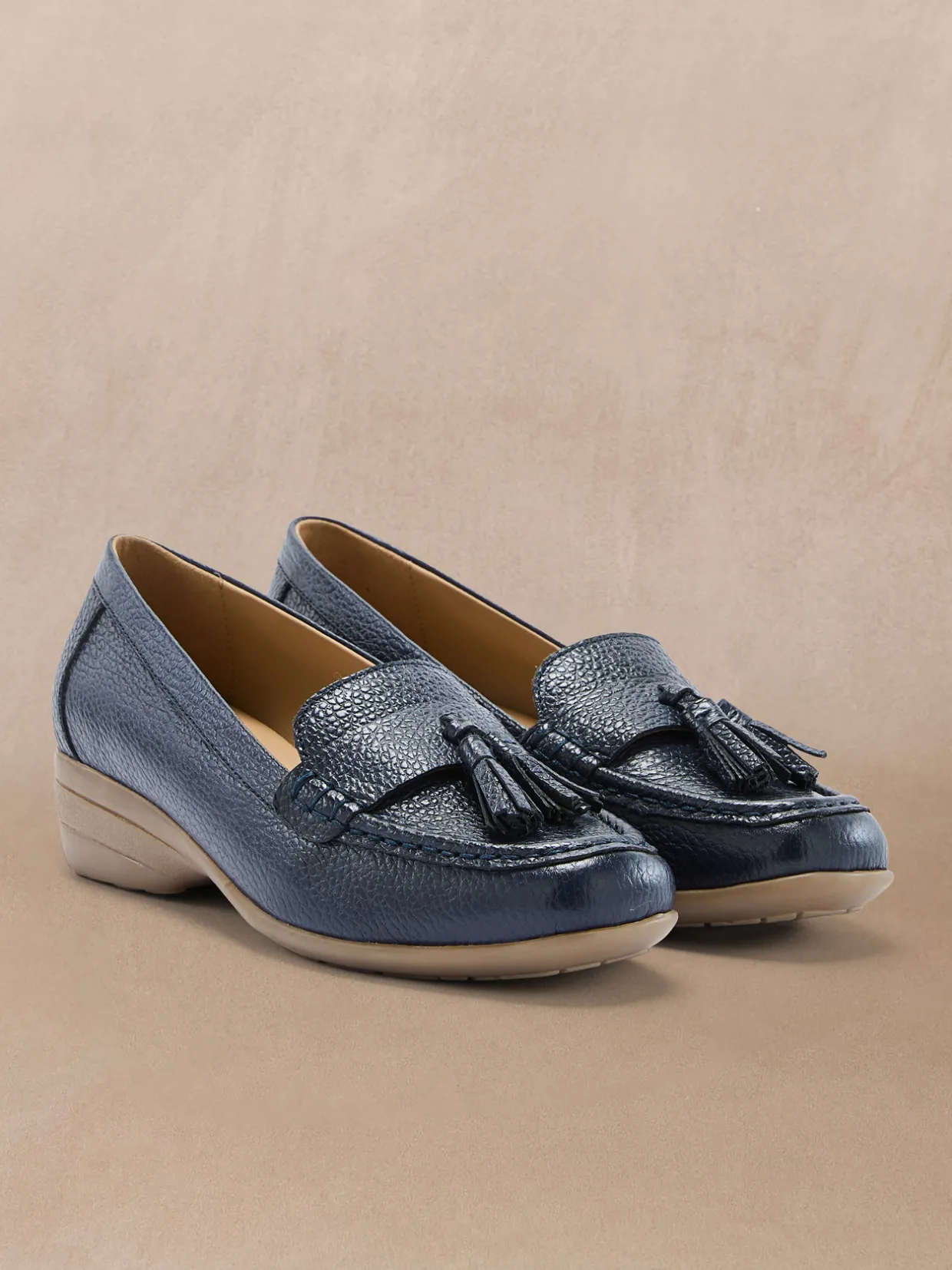 Femme Pédiconfort Mocassins à pompons