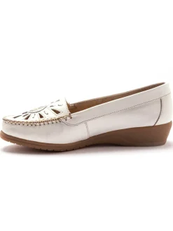 Femme Pédiconfort Mocassins ajourés largeur confort