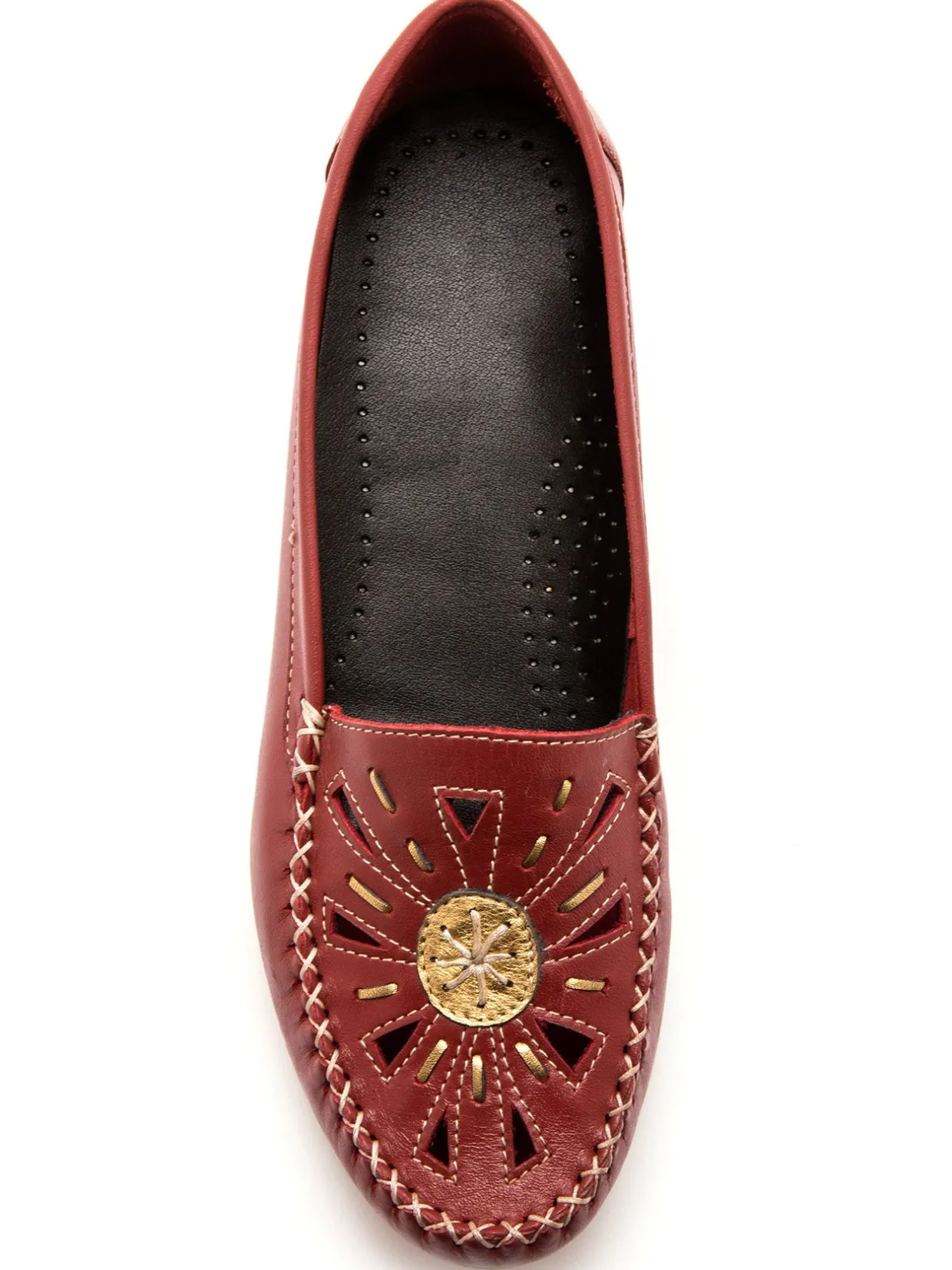 Femme Pédiconfort Mocassins ajourés largeur confort