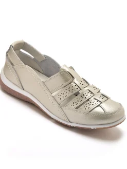 Femme Pédiconfort Mocassins ajourés élastiqués
