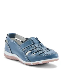 Femme Pédiconfort Mocassins ajourés élastiqués