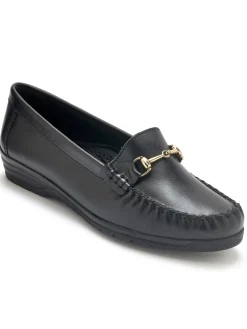 Femme Pédiconfort Mocassins boucle étrier grande largeur
