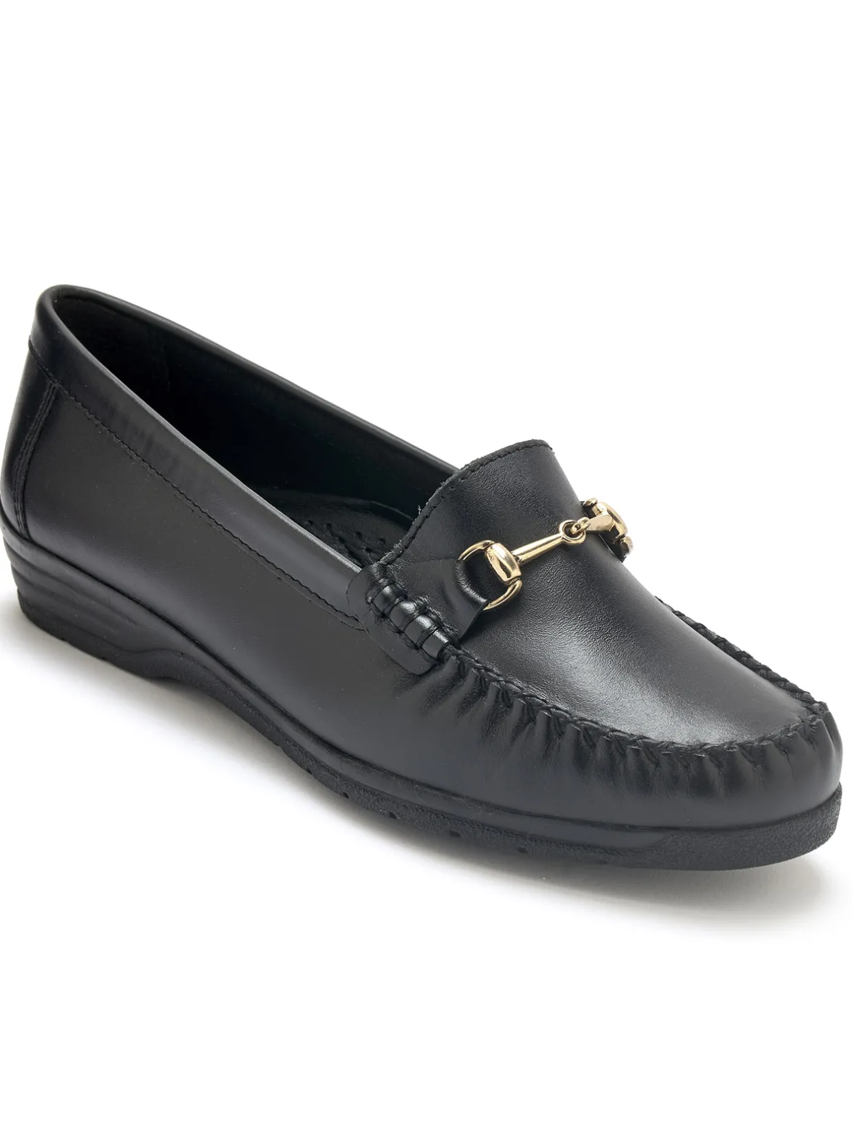 Femme Pédiconfort Mocassins boucle étrier grande largeur