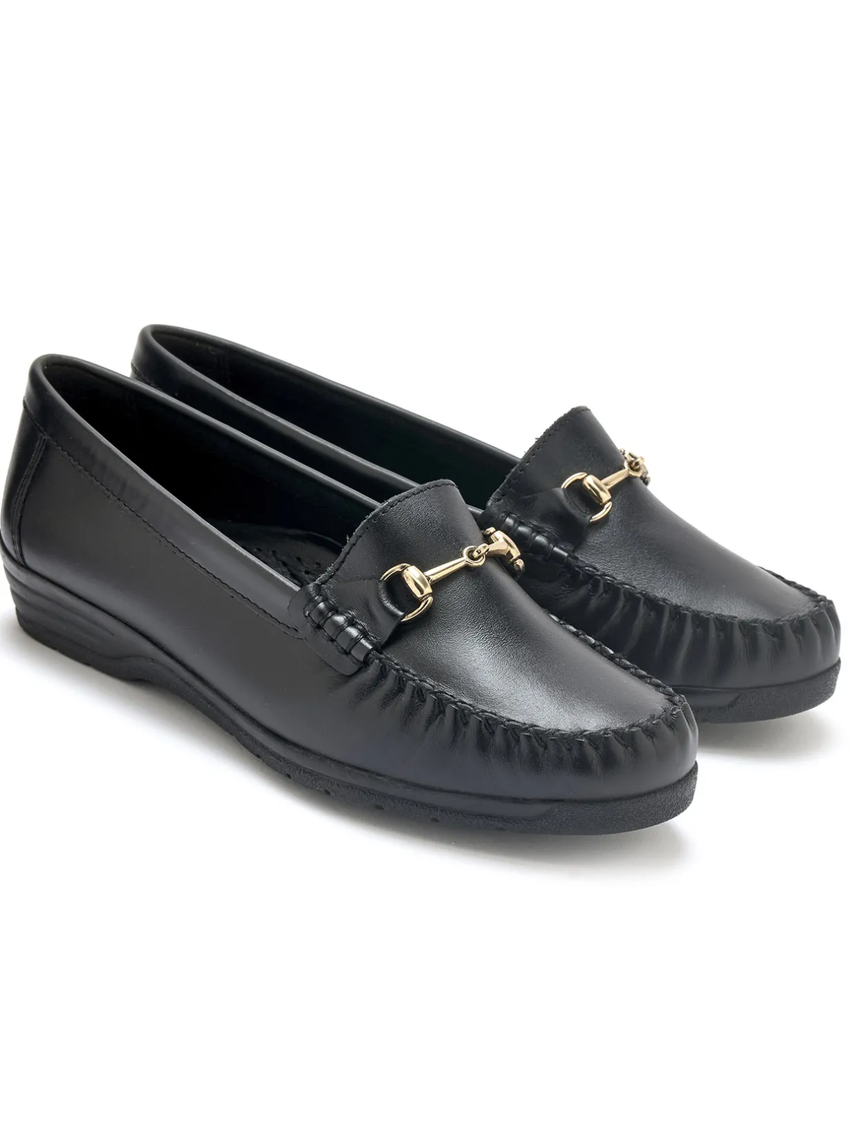 Femme Pédiconfort Mocassins boucle étrier grande largeur