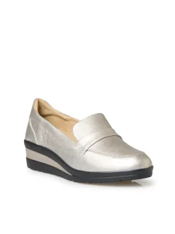 Femme Pédiconfort Mocassins compensés à aérosemelle