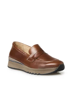 Femme Pédiconfort Mocassins compensés aérosemelle amovible