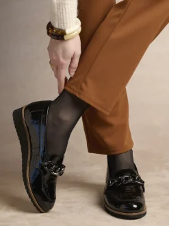 Femme Pédiconfort Mocassins compensés aérosemelle amovible