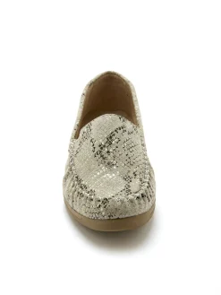 Femme Pédiconfort Mocassins cuir imprimé largeur confort