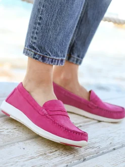 Femme Pédiconfort Mocassins cuir velours