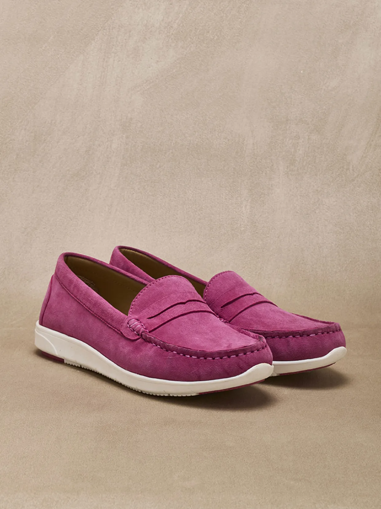 Femme Pédiconfort Mocassins cuir velours