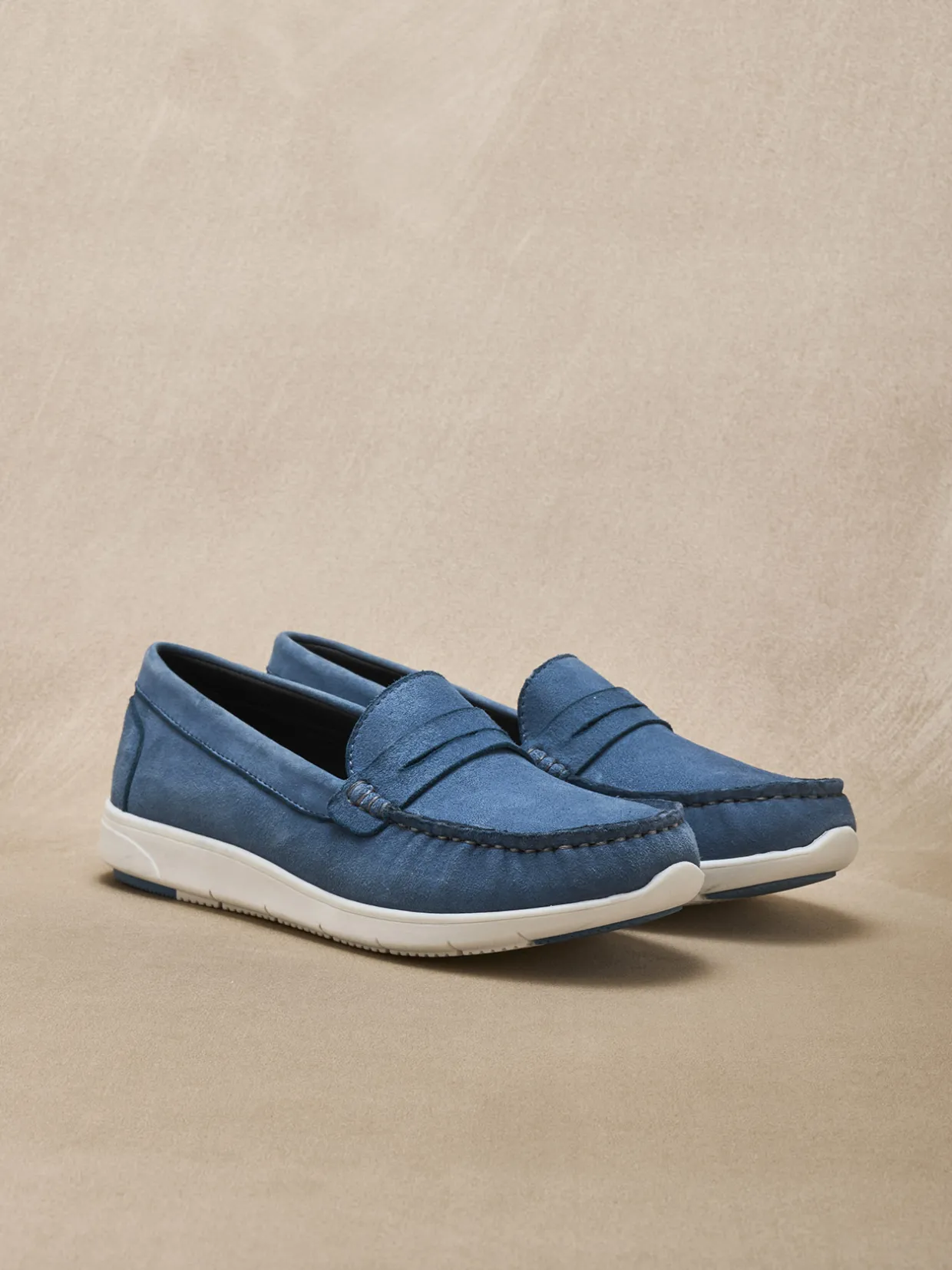 Femme Pédiconfort Mocassins cuir velours