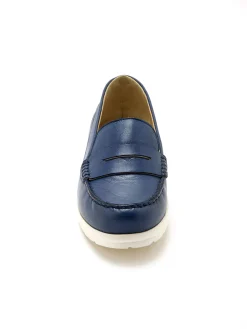 Femme Pédiconfort Mocassins plateau cousu main