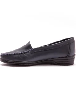 Femme Pédiconfort Mocassins plateau lisse largeur confort
