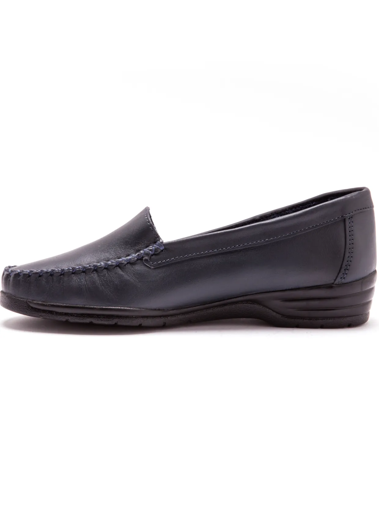 Femme Pédiconfort Mocassins plateau lisse largeur confort