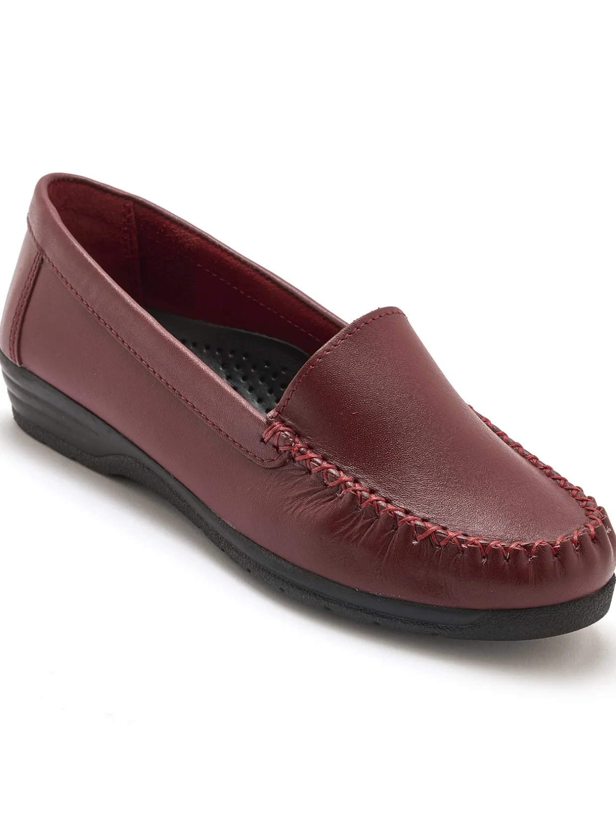 Femme Pédiconfort Mocassins plateau lisse largeur confort
