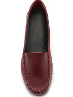 Femme Pédiconfort Mocassins plateau lisse largeur confort