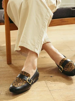 Femme Pédiconfort Mocassins plats semelle amovible