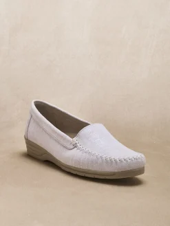 Femme Pédiconfort Mocassins souples tout cuir