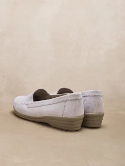 Femme Pédiconfort Mocassins souples tout cuir