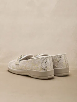 Femme Pédiconfort Mocassins textile intérieur éponge