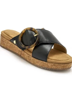 Femme Pédiconfort Mules à patte scratch