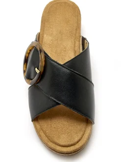 Femme Pédiconfort Mules à patte scratch