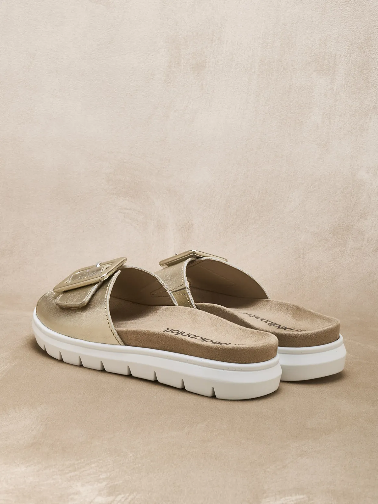 Femme Pédiconfort Mules à scratch à aérosemelle amovible